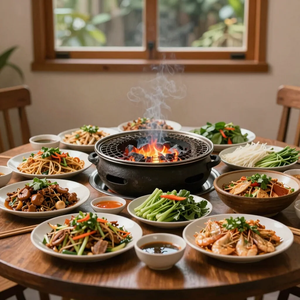 Đặt Bàn Tiệc Tối Gia Đình